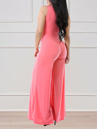 One-Shoulder Cutout Jumpsuit