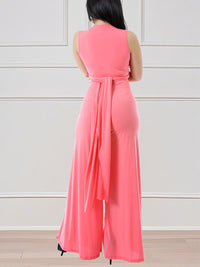 One-Shoulder Cutout Jumpsuit