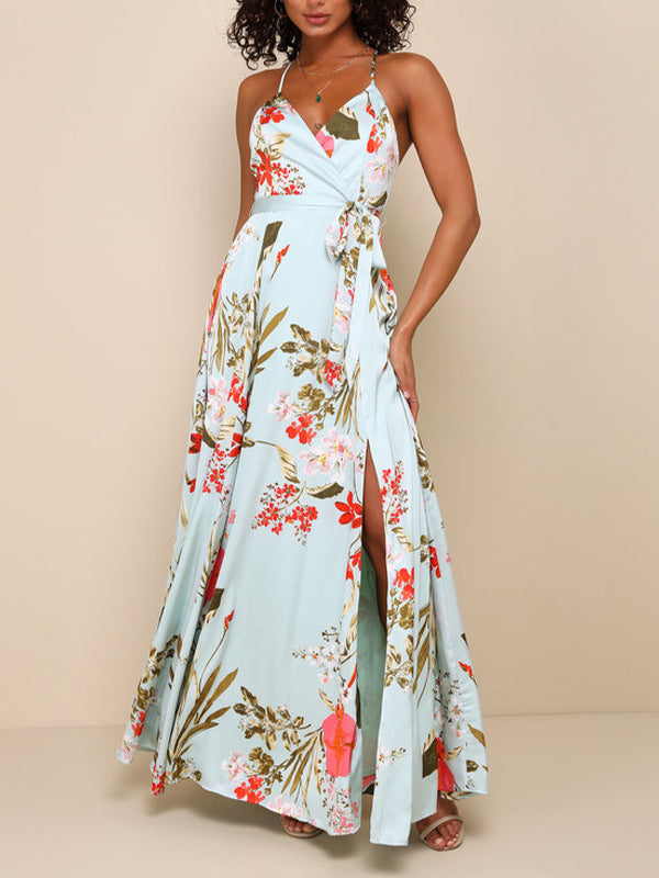 Printed Tied Cami Dress