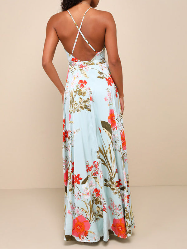 Printed Tied Cami Dress