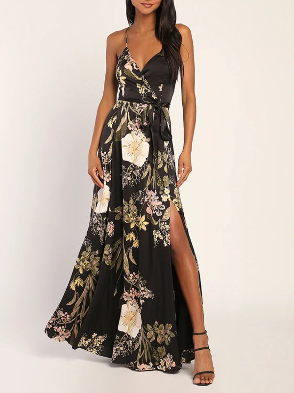 Printed Tied Cami Dress