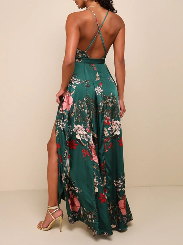 Printed Tied Cami Dress