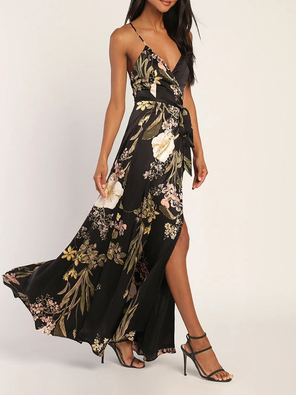 Printed Tied Cami Dress