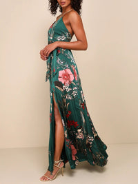 Printed Tied Cami Dress