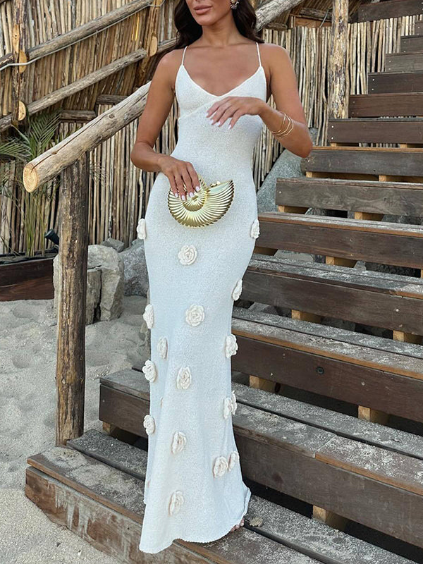 Knit Floral Cami Dress
