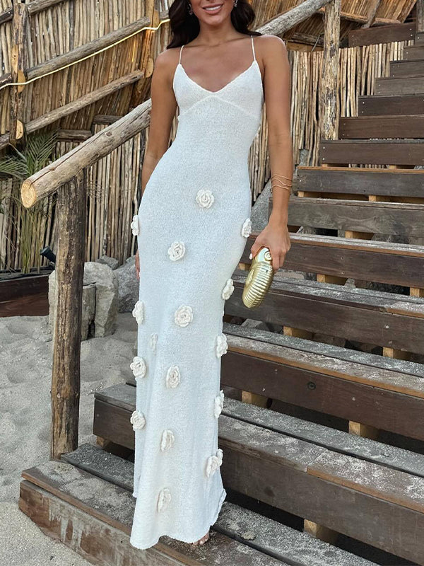 Knit Floral Cami Dress