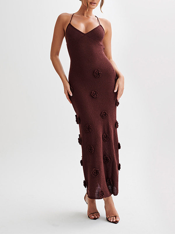 Knit Floral Cami Dress