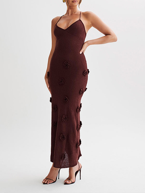Knit Floral Cami Dress