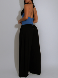 Halter Wide-Leg Jumpsuit