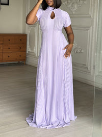 Solid Cutout Maxi Dress