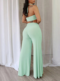 Halter Bandeau Top & Pants Set