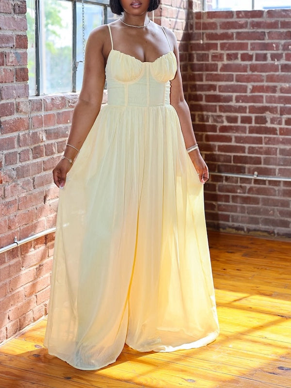 Cami Wide Leg Jumpsuit -- sold out