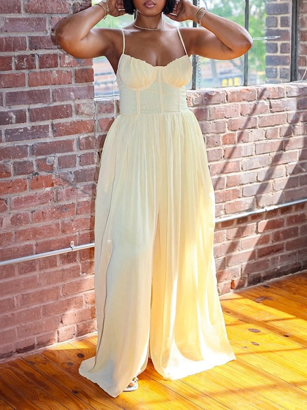 Cami Wide Leg Jumpsuit -- sold out