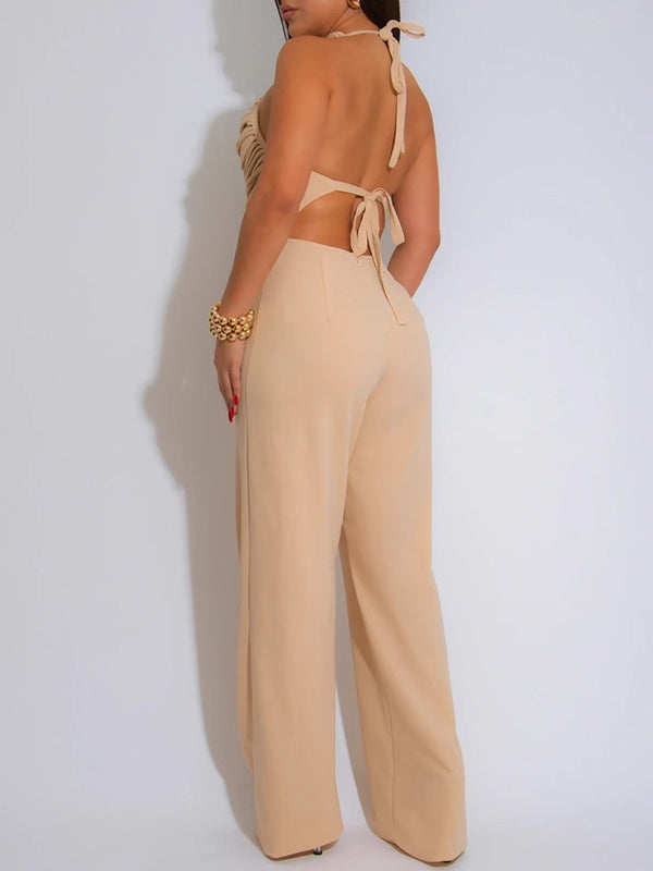 Links Halter Jumpsuit
