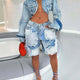  Light Wash Blue