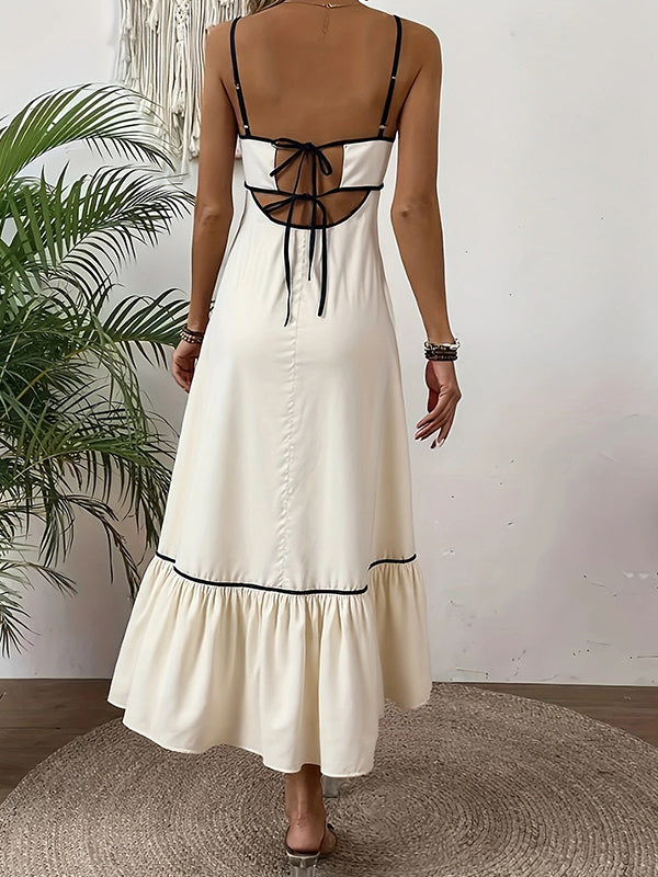 Tied Back Cami Dress