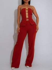 Tube Top & Pants Set
