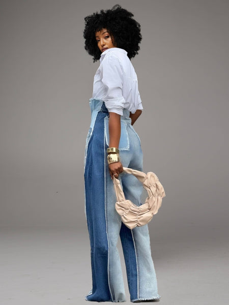 High Waist Combo Jeans