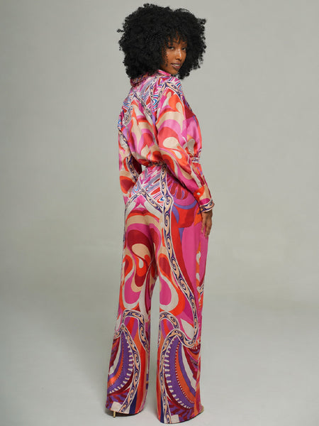 Printed Shirt & Pants Set