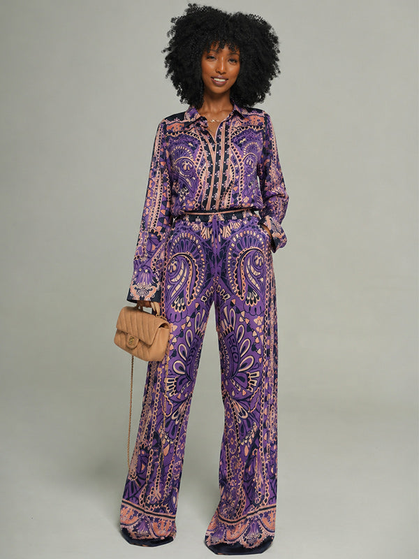 Printed Shirt & Pants Set