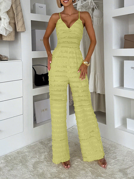 Textured Cami Jumpsuit