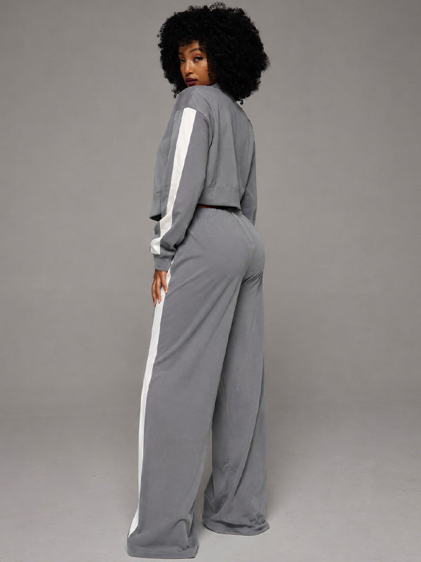 Side-Stripe Jacket & Pants Set