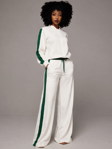 Side-Stripe Jacket & Pants Set