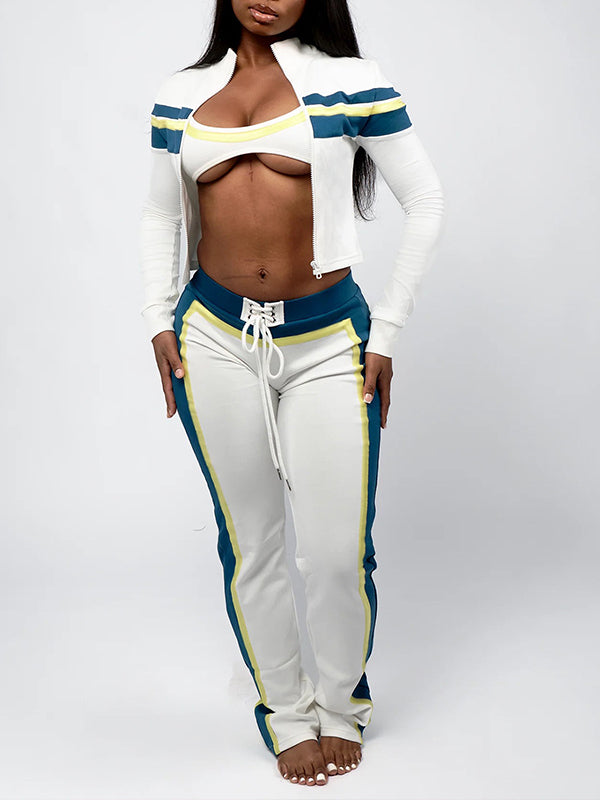Colorblock Three-Piece Set