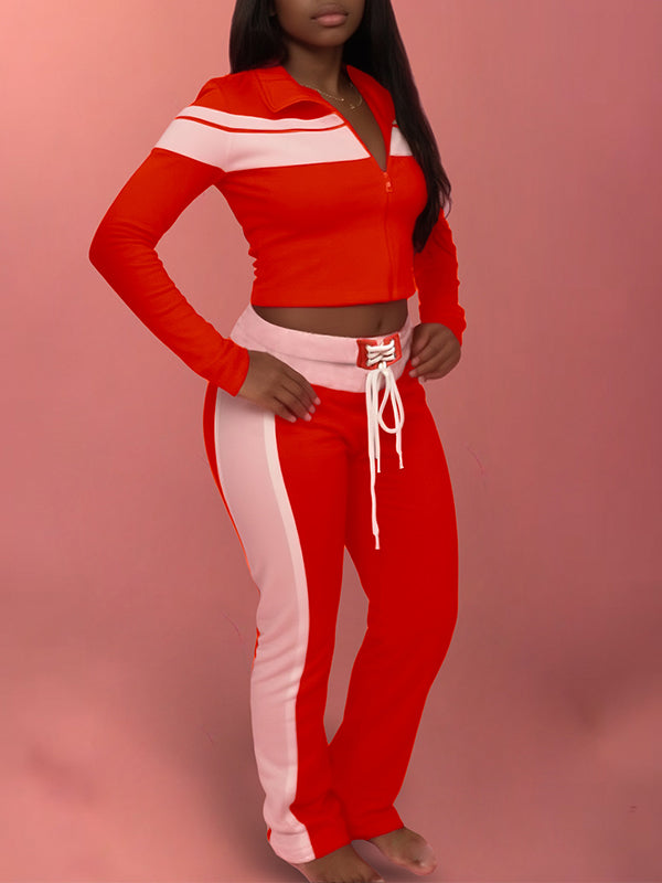 Colorblock Three-Piece Set