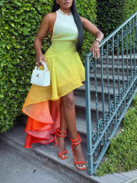 Ombre Sleeveless Dress
