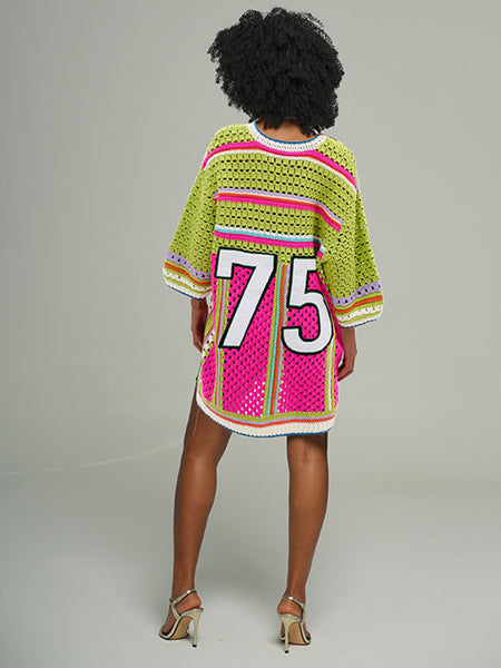 Colorblock Knit Dress