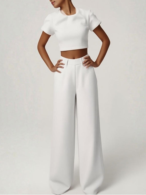 Bowknot Wide-Leg Pants