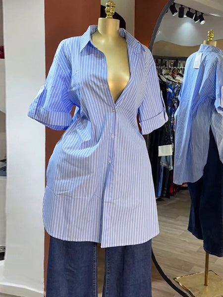 Stripe Tunic Shirt