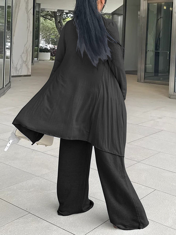 Cowl-Neck Three-Piece Set