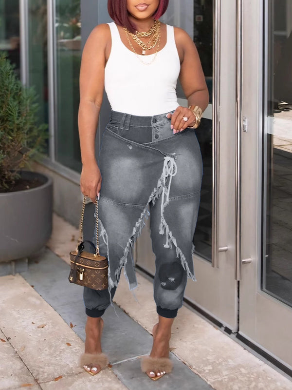 Overlap Jogger Jeans