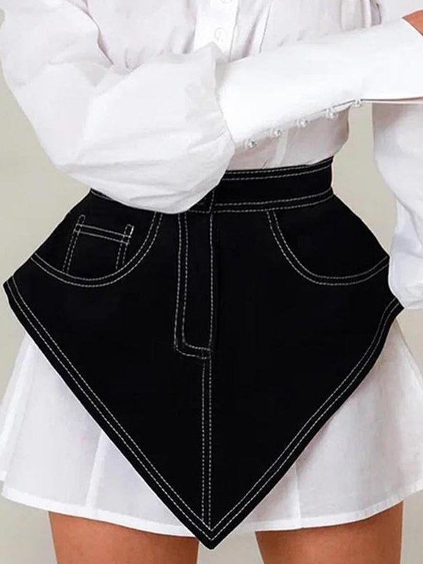 Denim Mini Skirt