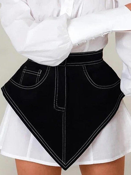 Denim Mini Skirt