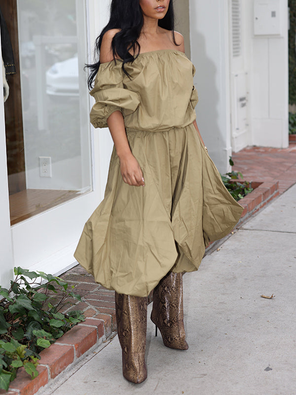 Off-Shoulder Top & Pants Set