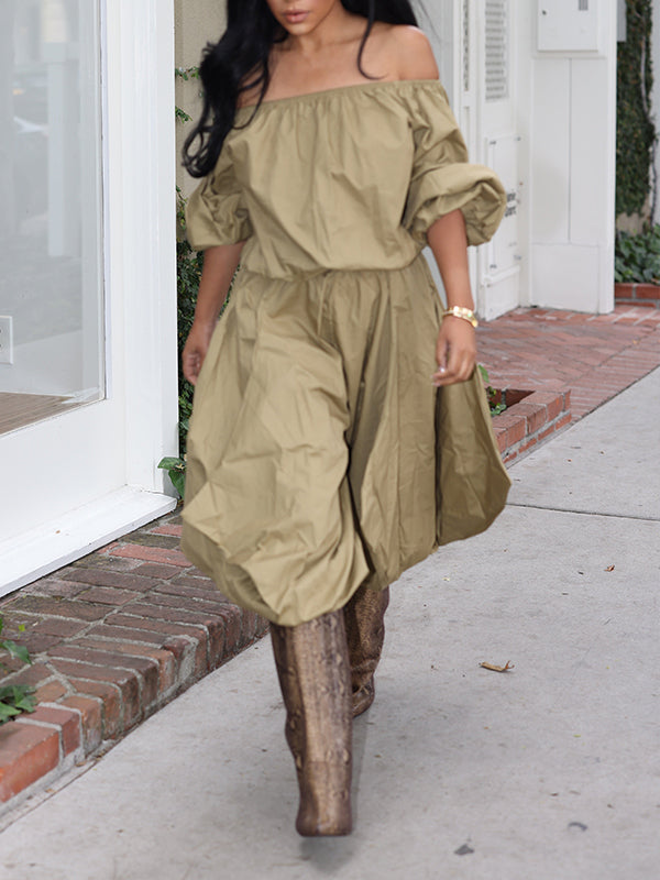 Off-Shoulder Top & Pants Set