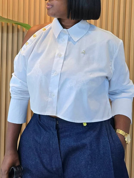 Button Shoulder Shirt