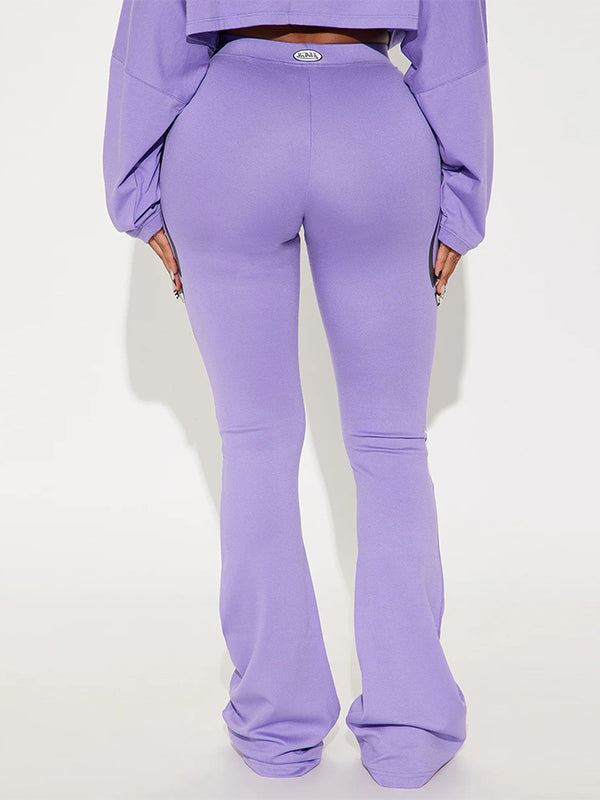 Printed Sweatshirt & Pants Set