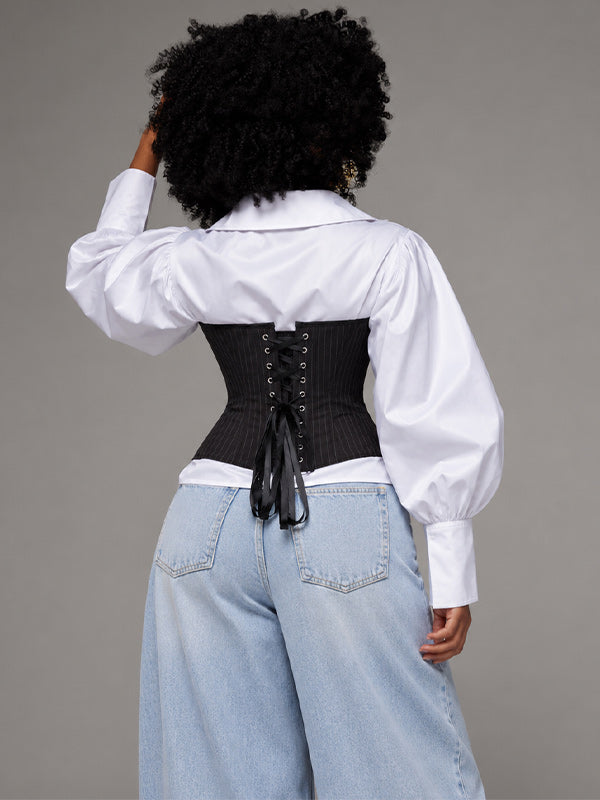 Stripe Corset Top