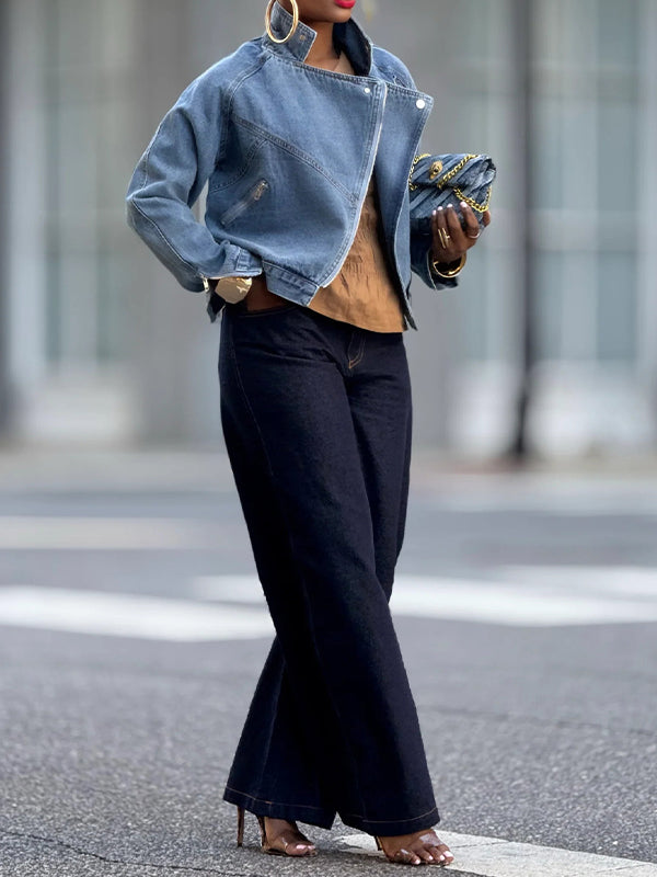 Moto Denim Jacket