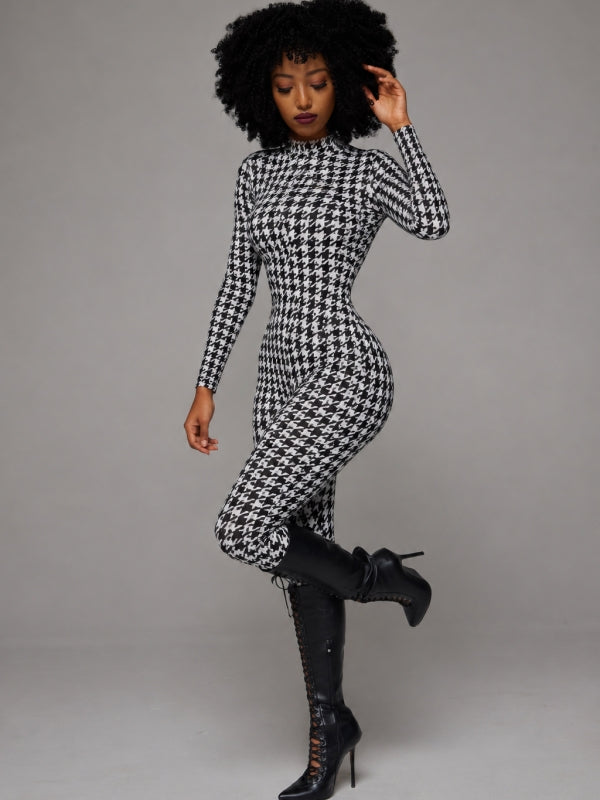 Houndstooth Top & Pants Set