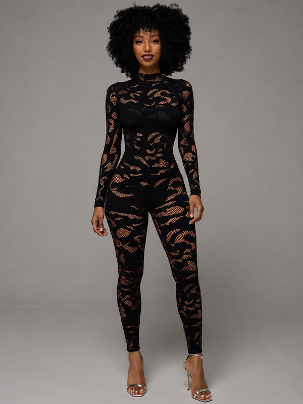 Lace Skinny Jumpsuit