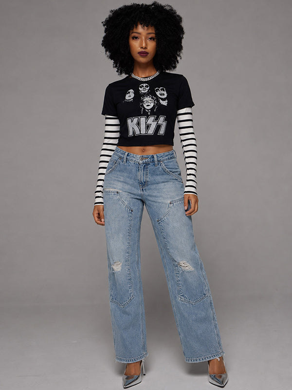 Stripe Combo Tee