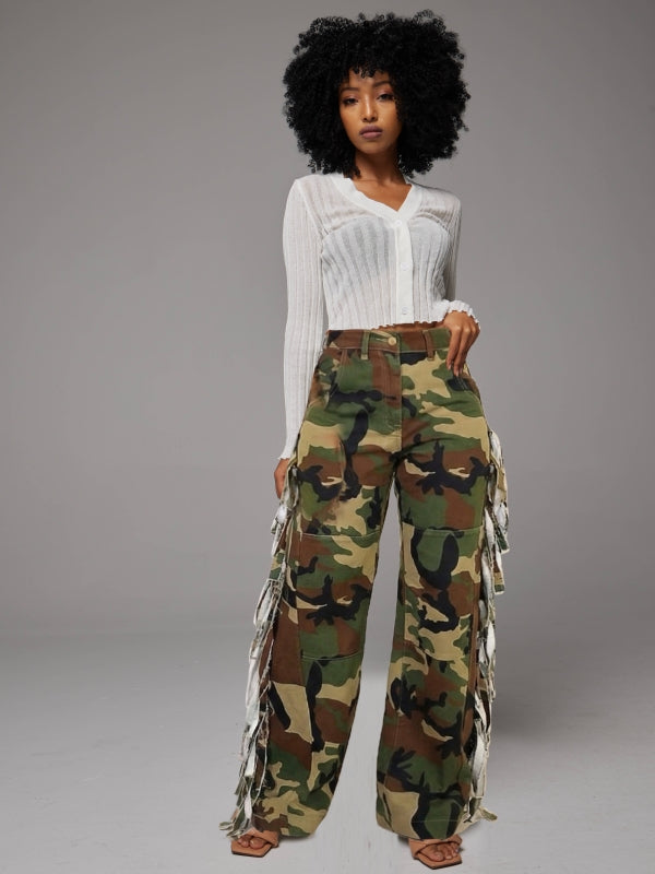 Fringe Camo Pants