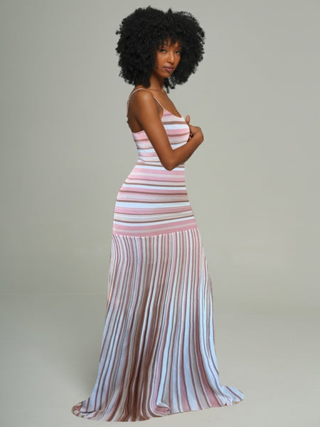 Stripe Cami Maxi Dress