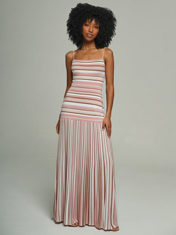 Stripe Cami Maxi Dress