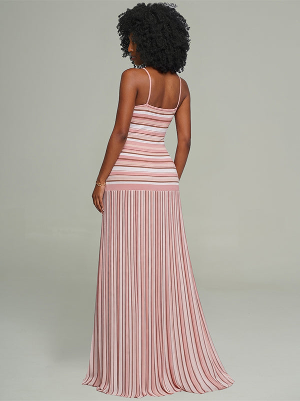 Stripe Cami Maxi Dress